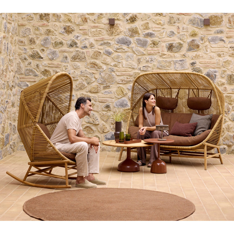 Hive 2-Seater Sofa, Light Brown