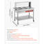 Table chauffante commerciale 6 x 1/2 casseroles avec réchaud et protection