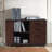 Oak File Cabinet With 1 Locker-783214832