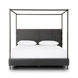 Anderson Upholstered King Canopy Bed