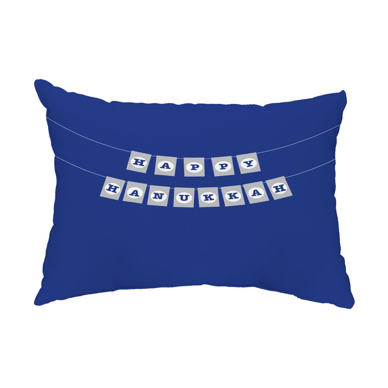  Coussin extérieur Banner Day, bleu