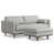 100% polyester gris brume