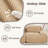 4-Seat Boneless U-Shaped Sofa 32D High-Resilience Sponge Anti-Slip Design Chaise Design Extra-Wide Curved Armrests Multi-Free Combination No Assembly For Studies Living Rooms Media Rooms-419078998