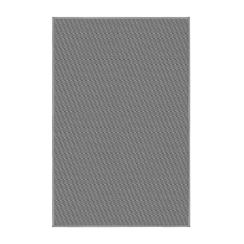 Tapis zone grise à motifs, Rectangle 3 pi x 5 pi