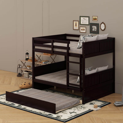 Full Over Full Bunk Bed With Trundle