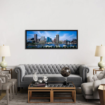 « inner harbor, baltimore, maryland », reproduction de photo sur toile