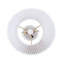 Lampe de table en céramique texturée avec abat-jour cannelé blanc Voir ci-dessous