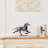 Loon Peak® Handmade Metal Horse Statue Sculpture Décor for Horse Lovers Gifts-1953126198