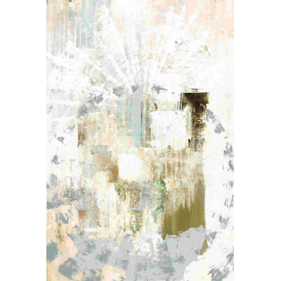 Bloc abstrait, impression sur toile tendue