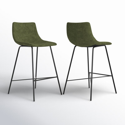 Paxton 24" Velvet Counter Stool