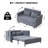 56.3'' Upholstered Sleeper Sofa-261481788