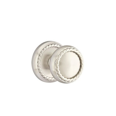 Privacy Rope Knob with Rope Rose
