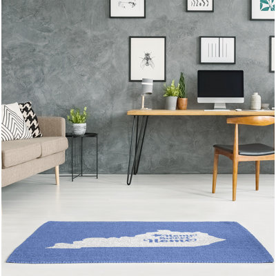 Tapis frankfort blue area home