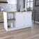 Juniper 59-inch Wide Kitchen Island with 2 Open Shelves and 2 Cabinets