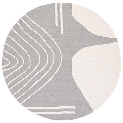 Tapis gris / ivoire Arabelle 860