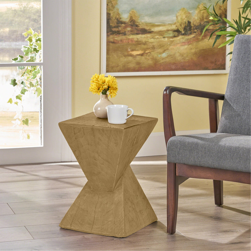 Table d'appoint moderne - table de bout élégante compatible avec le salon, la chambre à coucher ou le bureau, mobilier de maison polyvalent, naturel clair
