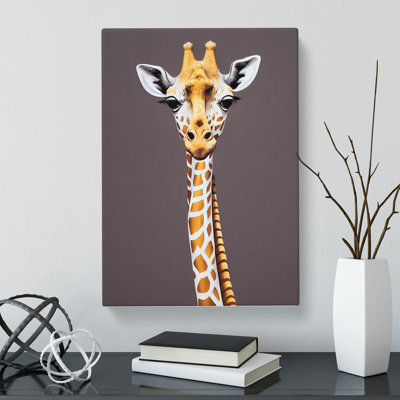 Giraffe Urban - Wrapped Canvas