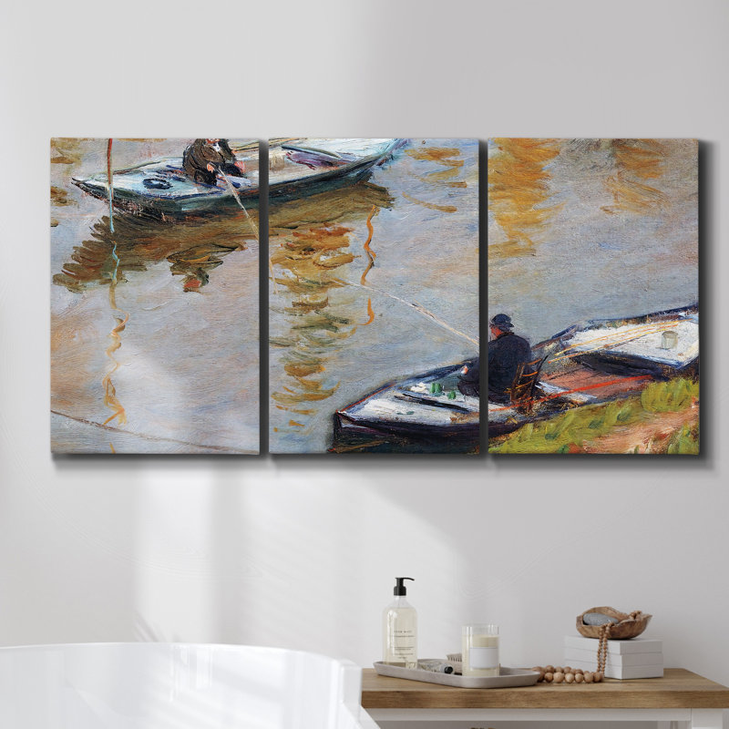 «Abstract Motions I», reproduction sur toile 3 pièces, H 27 po x l 54 po x P 2 po