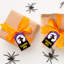 Mignons sacs-cadeaux jetables en papier noir