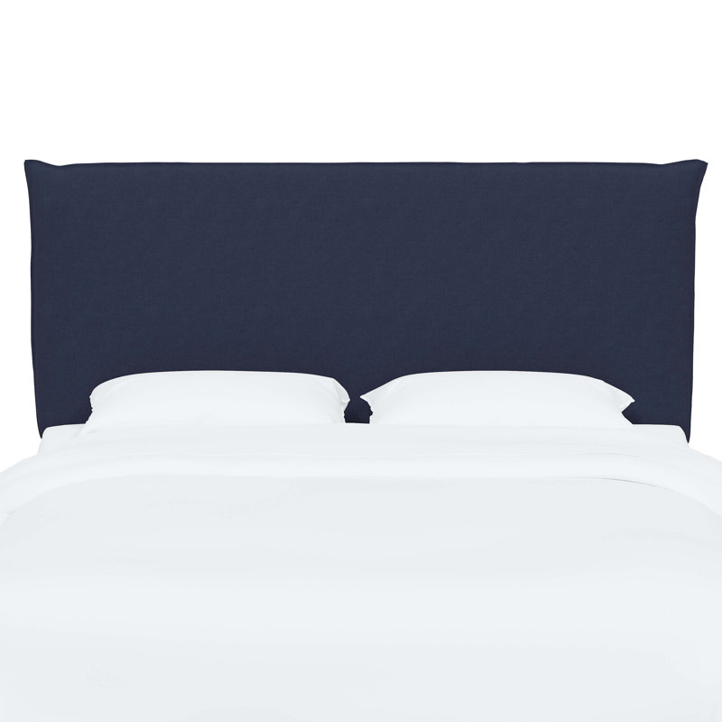 Halcyon Upholstered Headboard, California King, Classic Xavier Navy Linen