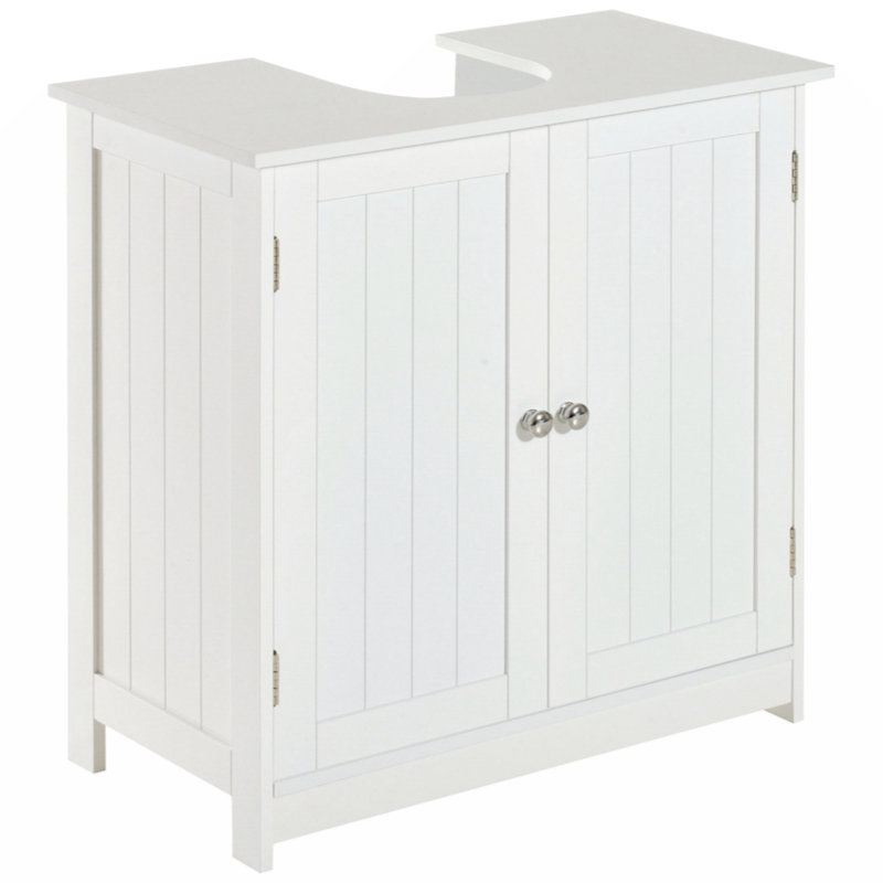 Meuble-lavabo sur pied 24 po - Blanc