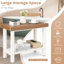 Banc de douche en bois manufacturé Gabouray
