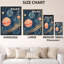 Orbite des mondes solaires - art mural encadré céleste-595841891-595841918