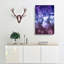 Purple Clouds In Abstract - Wrapped Canvas Print-55337493