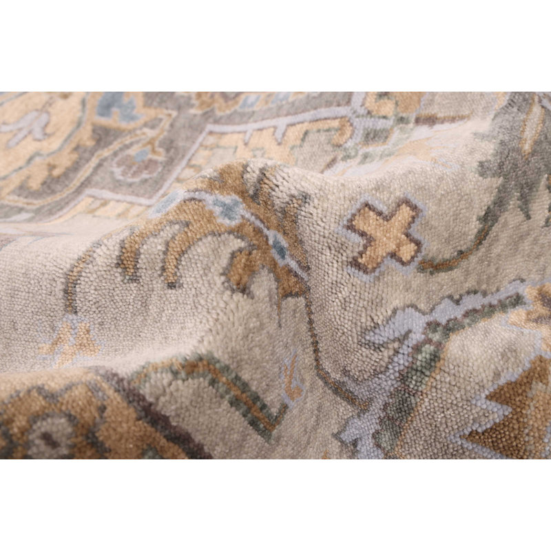 Tapis gris Jules Sultane 9 pi 1 po x 11 pi 11 po