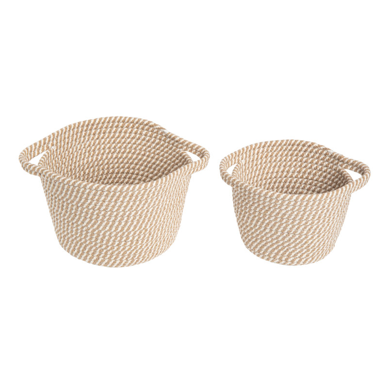 Ensemble de 2 bacs en tissu