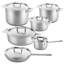 Mepra Attiva Pewter 12 Pcs Set Stainless Steel