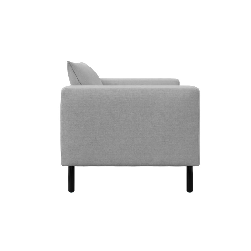 Essential Club Chair, Moon Upcycled Poly, Metal