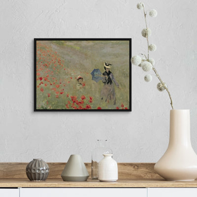 Coquelicots sauvages, près d'Argenteuil, 1873 par Claude Monet - Reproduction d'art sur toile