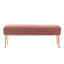 Banc rembourré en velours Aghvarth-1433399247