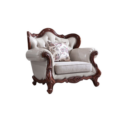 European light luxury simple chair