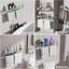 Premium Tempered Glass Bathroom Shelf with Stainless Steel Towel Bar Wall Mounted Elegance-115173982-115173980