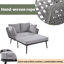 120cm Wide Straight Patio Daybed with Cushions