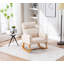 Chaise berçante en lin-88579842