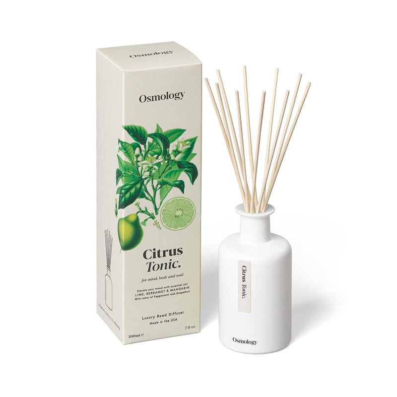 Diffuseur de roseaux Citron Tonic - lime bergamote et mandarine