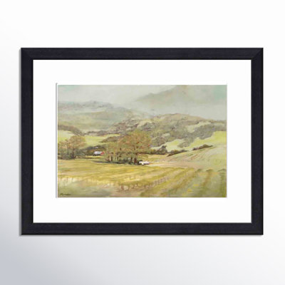 Spring Vineyard Painting by Silvia Rutledge