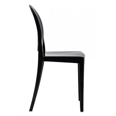 Modholic Ghost Dining Chair, Black