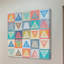 Pastel triangles - impression sur toile tendue-16737188