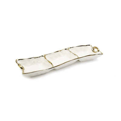 Mercer41 Porcelain Divided Serving Dish