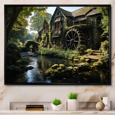 " Green Brown Mill In The "