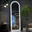 Lighted Full Length Mirror  with Stand LED Wall Mirror-116945770