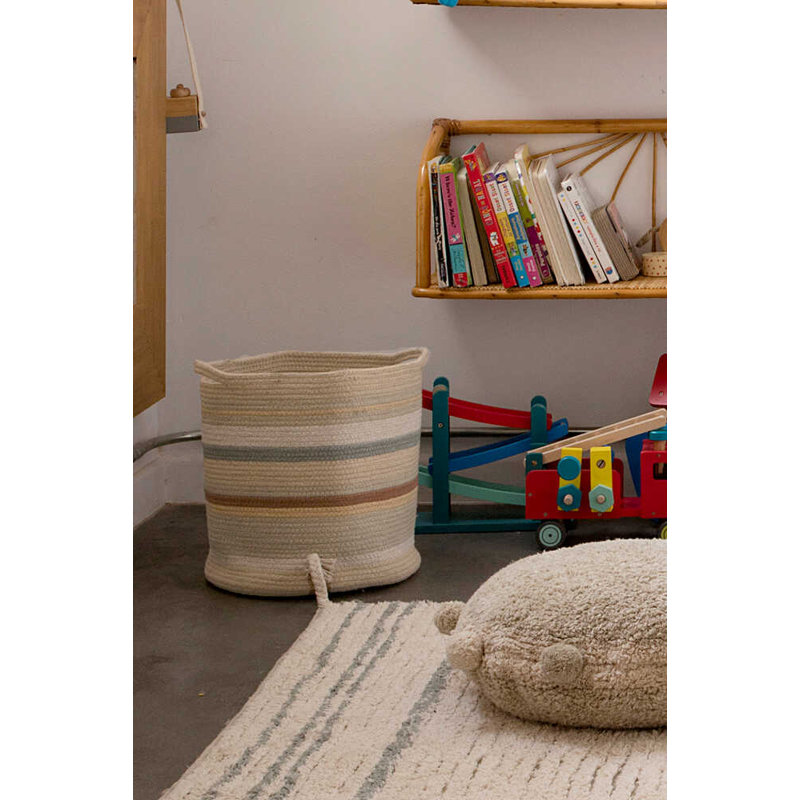 Reversible Fabric Decorative Basket