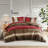 Boulder Stripe Brick Pieced Microsuede Cozy 2-Piece Twin/Twin XL Comforter Set-101774803-102217719