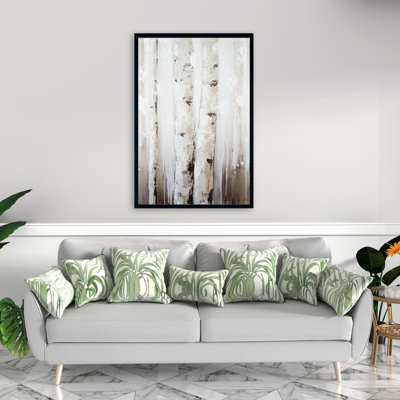 " Abstract White Birches "