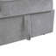 Divan-lit, canapé-lit modulaire de base convertible de 83,9 po en forme de L avec double tablette coulissante, table rabattable, ports USB, porte-gobelet et rangement-1068086280