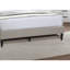 Lit plateforme contemporain: lit double tapissier en toile de jute-1463712401